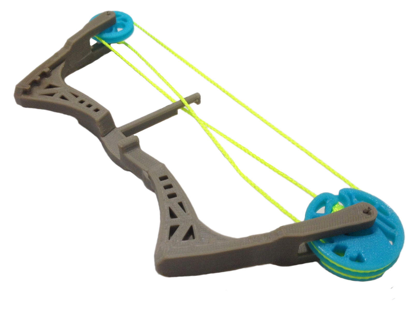 STL file Mini Compound Bow and Arrow 🏹 ・3D printer design to download・Cults